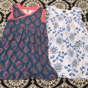 Set of 2 Girls Tea Collection Dresses
